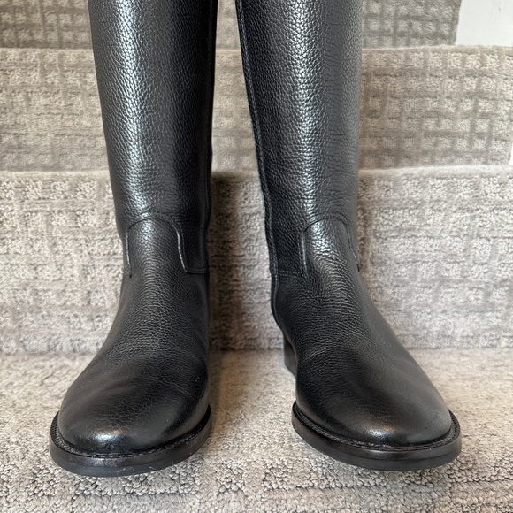 Tory Burch Jolie Riding Boots, EUC, black leather, size 9 - Picture 3 of 16